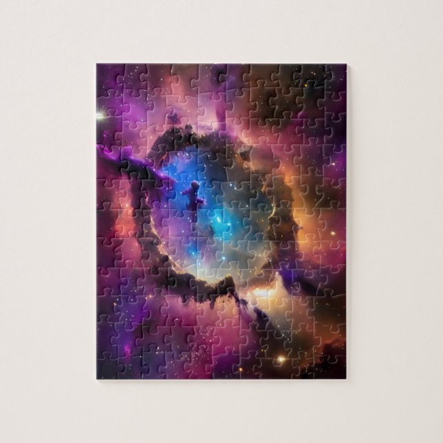 Geheimnisschatten in der kosmischen Landschaft von Puzzle (Vertikal)