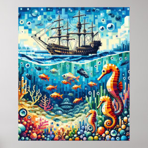 Geheimnisse der Meerestiefen Poster