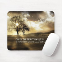 Geheimnisse des Lebens motivierend Mousepad