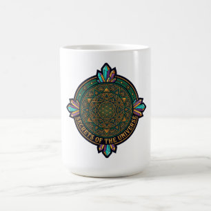 Geheimnisse Des Universums Vintage Kristall Mandal Kaffeetasse