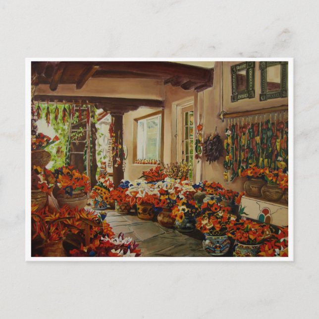 Geheimnisse von Santa Fe Postkarte (Vorderseite)