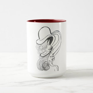 Geheimnisvolle Frauen von Eleganz und Raffinesse Tasse