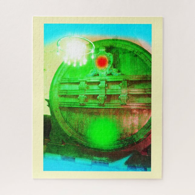 Geheimnisvolle Gewölbekunst Puzzle (Vertikal)