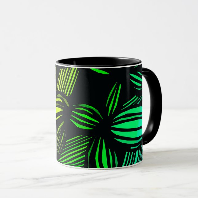 Geheimnisvolle Linien Tasse (VorderseiteRechts)