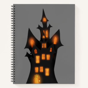 Geheimnisvolle Memoiren: Halloween Custom 8,5" x 1 Notizbuch