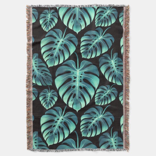 Geheimnisvolle Monstera Decke (Vorderseite Vertikal)