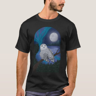 Geheimnisvolle Schneeeule T-Shirt