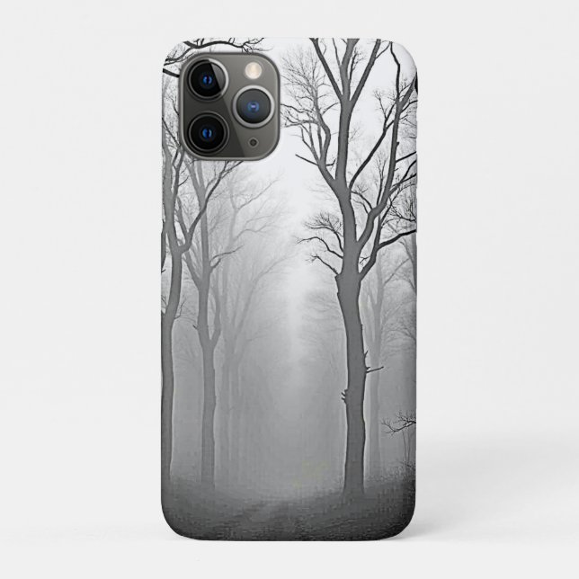 Geheimnisvoller nebliger Waldweg Case-Mate iPhone Hülle (Rückseite)