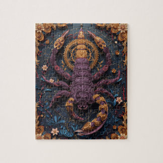 Geheimnisvoller Skorpion - Papierquilling Puzzle