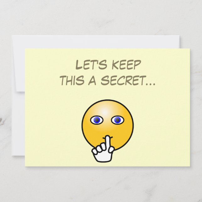 Geheimnisvolles Überraschungsgefühl Party Einladung (Vorderseite)