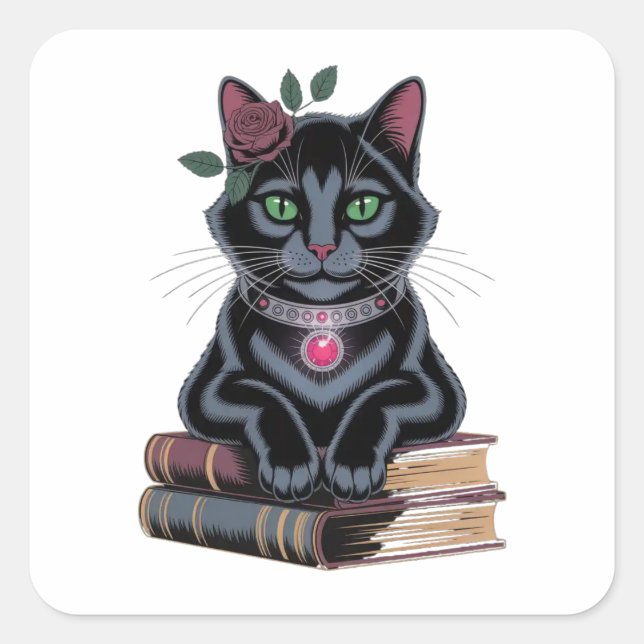 Geheimticker Quadratischer Aufkleber (Vorderseite)