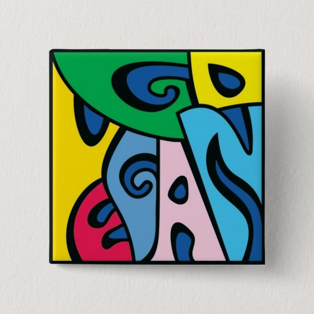 GEHEN - Art 1 VEGAN Button (Vorderseite)