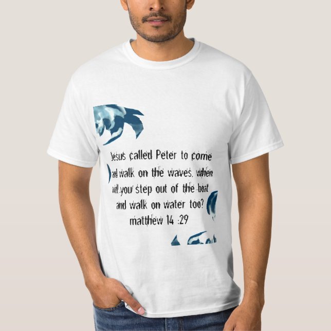 Gehen auf Wasser T-Shirt (Vorderseite)