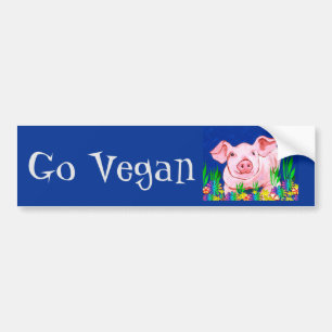 Gehen Autoaufkleber veganer