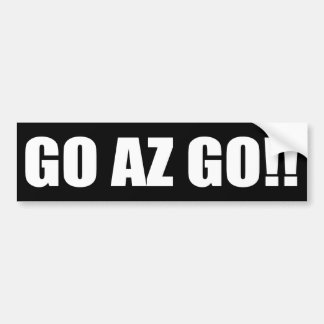 GEHEN AZ GEHEN! AUTOAUFKLEBER