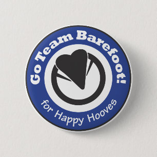 Gehen das barfüßigteam! Knopf Button