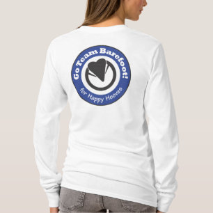 Gehen das barfüßigteam! T-Shirt der