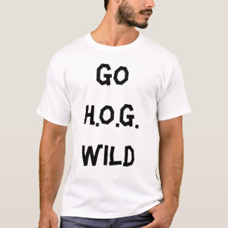 Gehen das wilde SCHWEIN T-Shirt