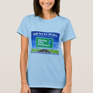 Gehen der Abstand T-Shirt