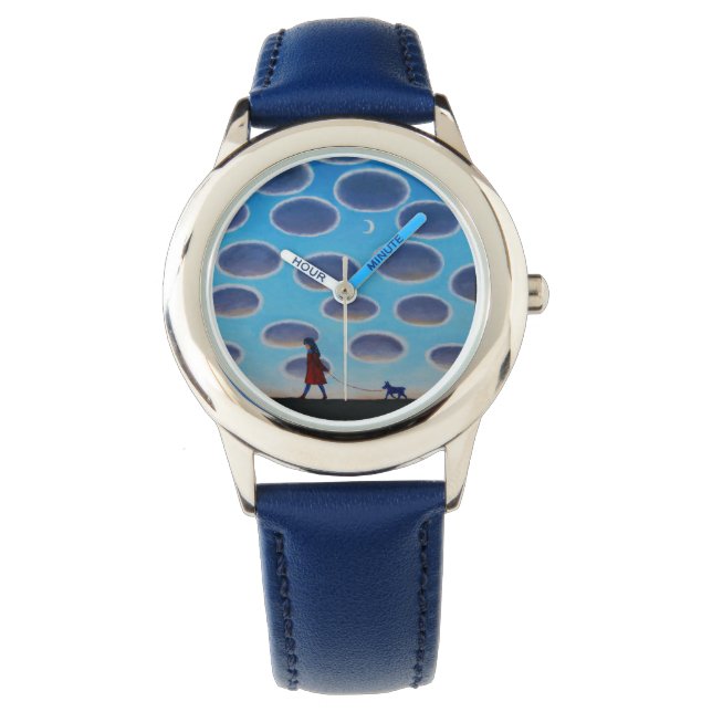 Gehen des Hundes/ Armbanduhr (Vorderseite)