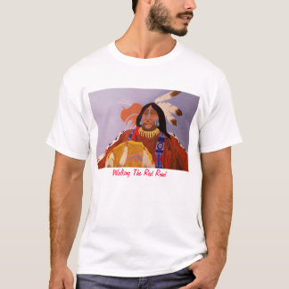 Gehen die rote Straße T-Shirt