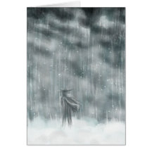 Gehen durch den Sturm