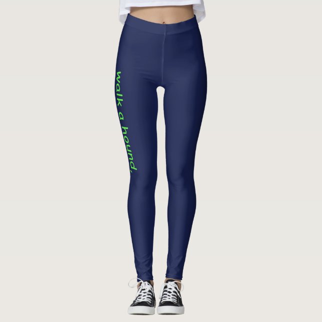 gehen ein legging Jagdhund Leggings (Vorderseite)