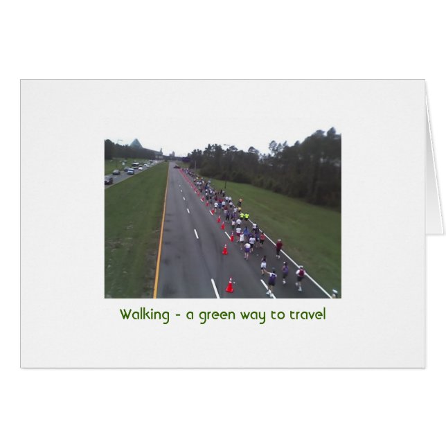 Gehen - eine grüne Weise zu reisen (Vorderseite (Horizontal))