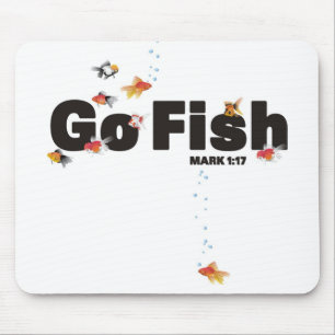 Gehen Fische Mousepad
