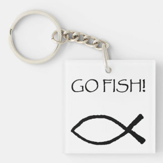 Gehen Fische Schlüsselanhänger