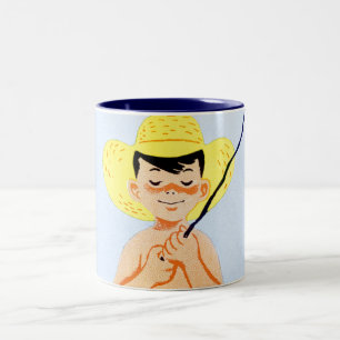 Gehen Fische Zweifarbige Tasse