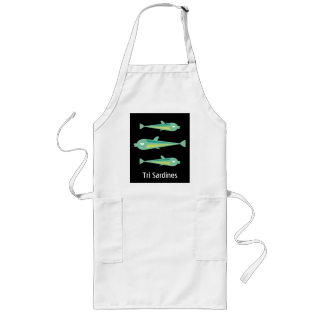 Gehen Fish_Tri Sardinen Lange Schürze (Vorne)