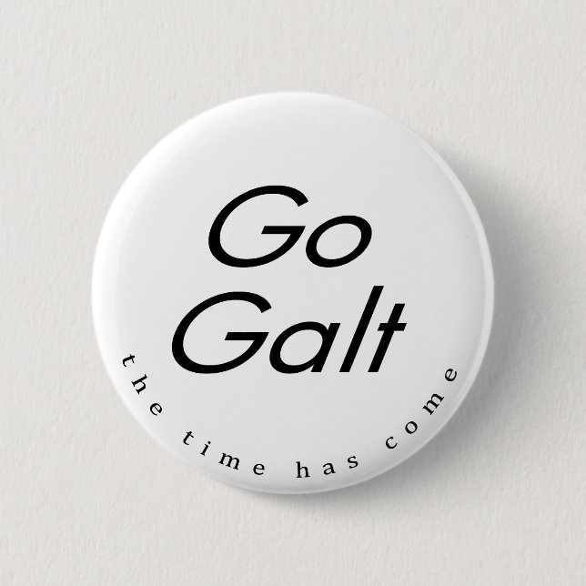 Gehen Galt Knopf Button (Vorderseite)