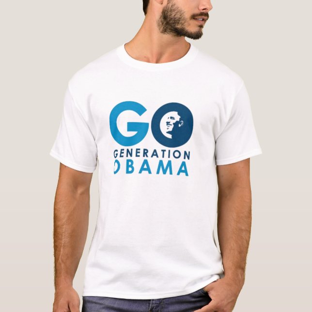 Gehen Generation Obama weiße T T-Shirt (Vorderseite)