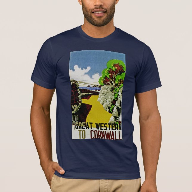 Gehen Great Western zu Cornwall T-Shirt (Vorderseite)