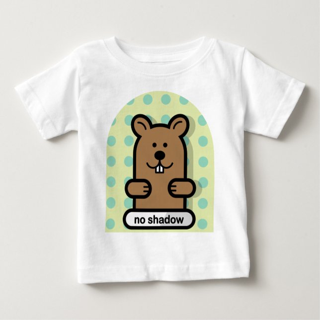 Gehen Groundhog! Baby T-shirt (Vorderseite)