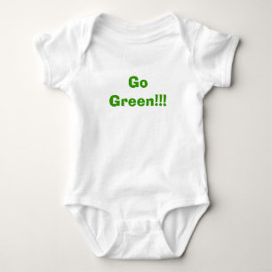 Gehen Grün!!! Baby Strampler