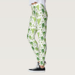 Gehen Grün! Belaubtes Grün! Glückliche Leggings<br><div class="desc">Spaß-Leggings für Veggie-Liebhaber</div>