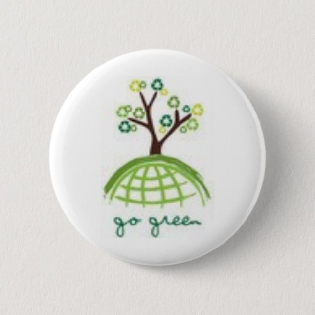 Gehen-Grün Button (Vorderseite)
