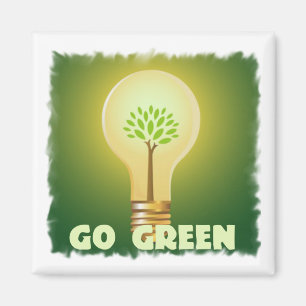 gehen Grün Magnet