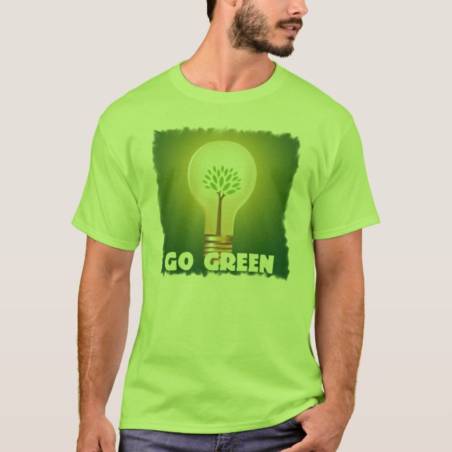gehen Grün T-Shirt (Vorderseite)