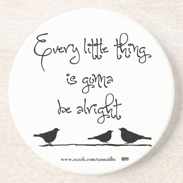 Gehen, gut zu sein getränkeuntersetzer (Vorne)