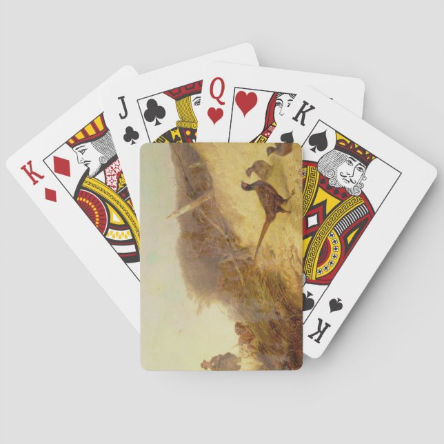 Gehen herauf Fasane auf Oktober 1. (sehen Sie Al Spielkarten (Rückseite)