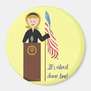 Gehen Hillary-Magnet Magnet