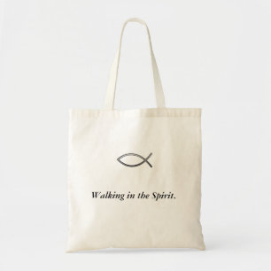 Gehen in die Geist-Zitat Ichthus Tasche