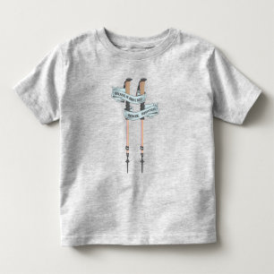 Gehen ist die beste Medizin Hippokrates Wanderung  Kleinkind T-shirt