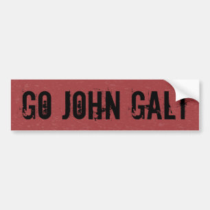 GEHEN JOHN GALT AUTOAUFKLEBER