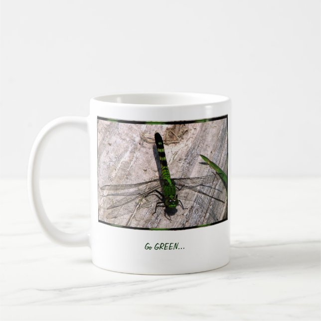 Gehen Kaffee-Tasse mit Genese-2:15 Scripture GRÜNE Tasse (Links)