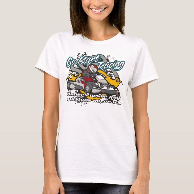 Gehen Kart Sieger T-Shirt (Vorderseite)