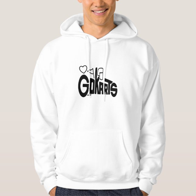 GEHEN KARTS SILHOUETTE HOODIE (Vorderseite)